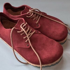 Birkenstock Maine Men's Red Suede